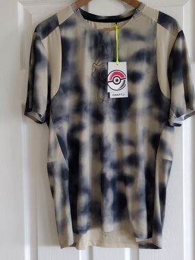 Pokemon Center X CRAFT Tie-Dye Cubone Ecru T-shirt in Beige & Black